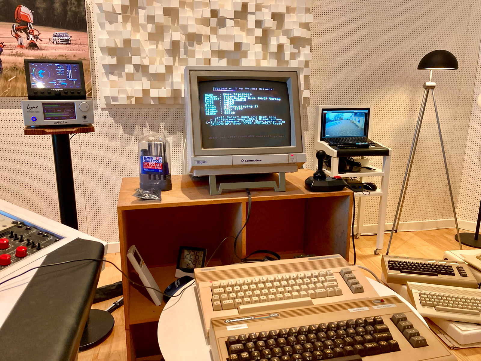 Test recording C64 music in the Online Mastering studio