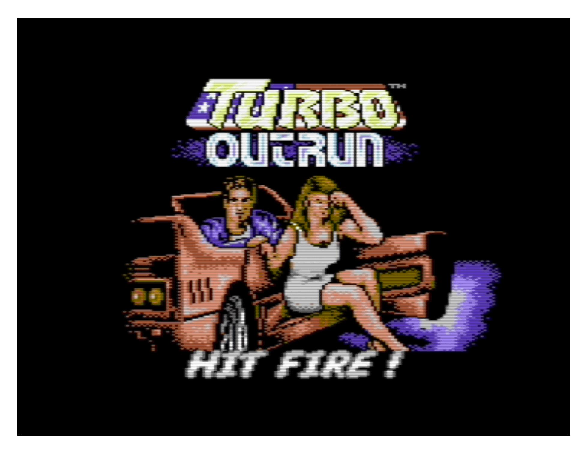 Turbo Outrun Commodore 64 (C64)